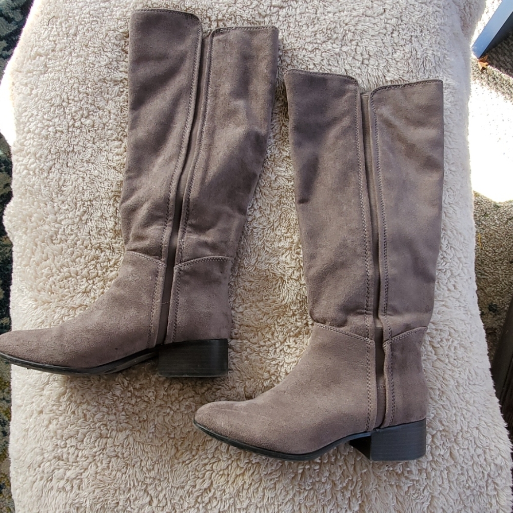 Merona knee high boots-EUC